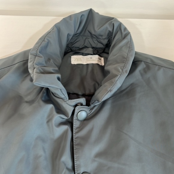 Zara Kids size 10 lightweight jacket in dusty blue - Picture 2 of 4